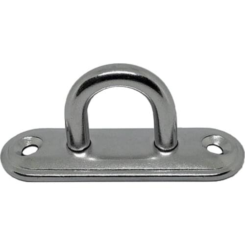 304 Stainlee Steel Pad Eye Plate Marine Boat Wall Mount Hook Hanger Anchor