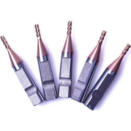 5pcs x 3 teeth carbide 2.0mm end milling cutter for V8 X6 key cutting machines