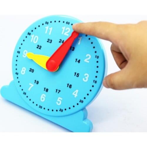2 Colors Clock Baby Educational Toy for kids learning time
