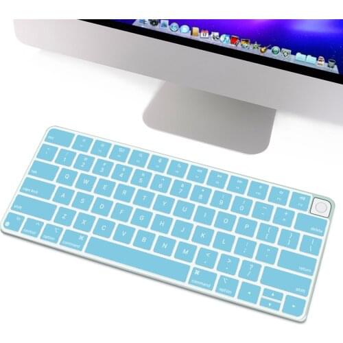For Apple iMAC Keyboard Cover (2021 release) A2449 Magic Keyboard Stickers Protector Silicone Bluetooth keyboard case US type