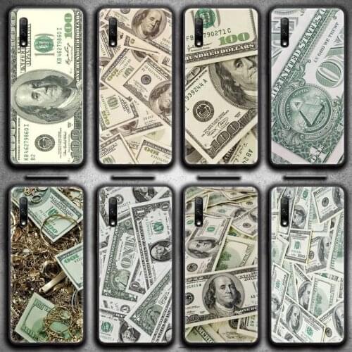 Money Dollars Bill Cash Phone Case For Huawei Nova 6se 7 7pro 7se honor 7A 8A 7C 9C Play