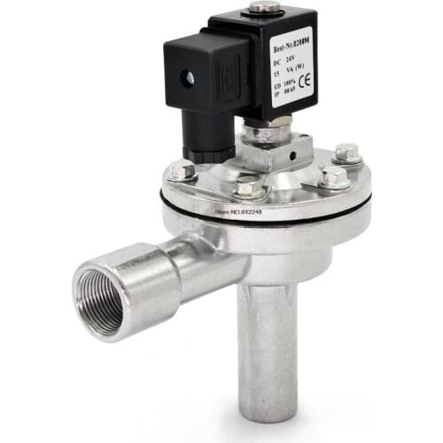 DMF-Z-20A G3/4" right angle solenoid valve DC24V insert pipe pulse valve