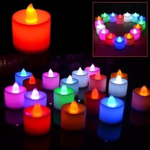 Emka 6 Pcs Color Changing Mini Led Candle