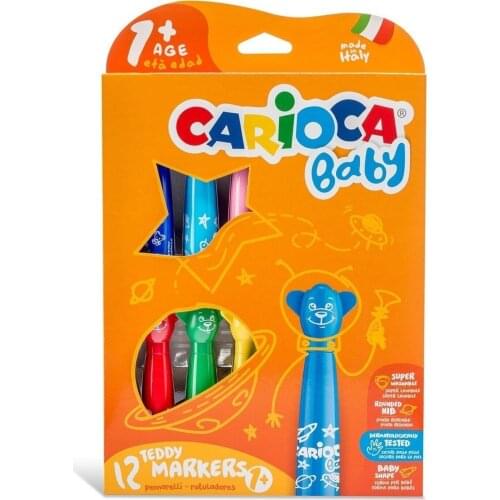 Baby Washable Felt Crayons Set of 12 Does Not Leave Any Traces Can Be Cleaned With Water