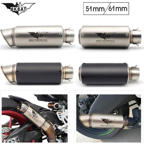 Motorcycle Exhaust Muffler 51mm 61mm Pitbike Escape Project For suzuki gsx250r gsf 600 bandit dl 650 v strom dl650 gsx s1000