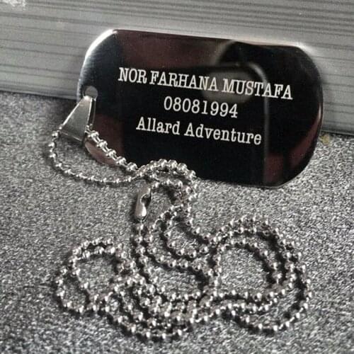 Stainless Steel Name Necklace Simple Style Stainless Steel Color Custom Pendant Font Optional Neutral Pendant Lettering Necklace
