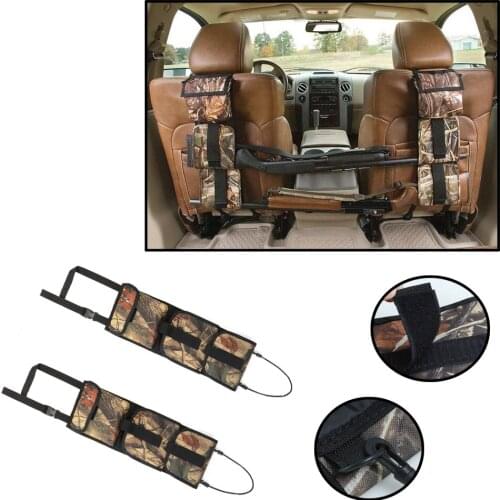 JEAZEA 2Pcs Rack Back Seat Organizer Holder Oxford Army Holsters Hunting Truck SUV Pickup Car Accessories