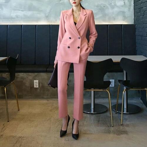 Женские деловые брючные костюмы JulyPalette China At AliExpress