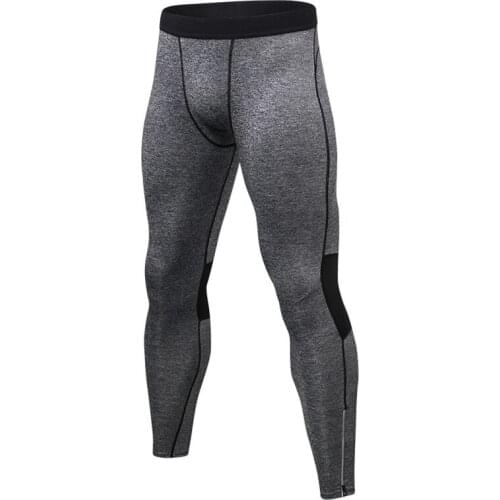 Compression Pants Men Zipper Reflection Tights Gym Running Joggers Fitness Leggings Yoga Sport Pants