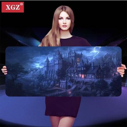 Beautiful Castle Mouse Pad 900x400mm High Definition Pattern Large Computer Mouse Pad Game Pad To Mouse Keyboard Table Mouse Pad