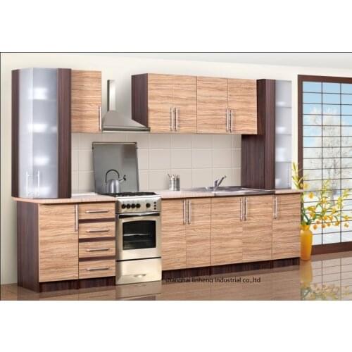 Melamine/mfc kitchen cabinets(LH-ME036)