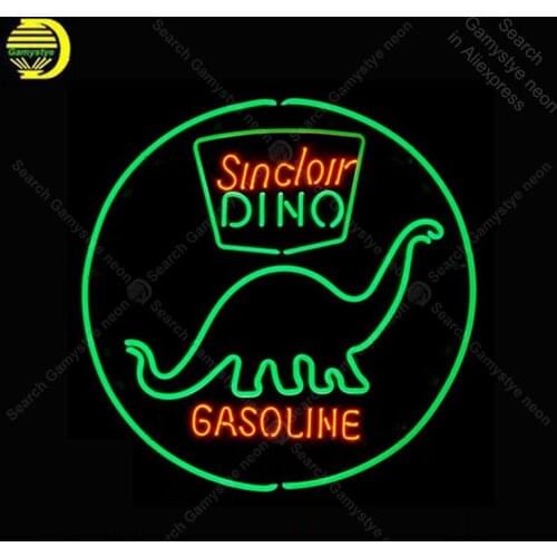 Neon Sign for Sincla Din Gasoline Car Auto Decorate wall Handcrafted Neon lights Sign Real glass Tube Iconic Advertise Custom