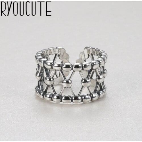 Original Design Popular Big Beads Finger Ring Simple Rings for Women Wedding Engagement Jewelry Gifts