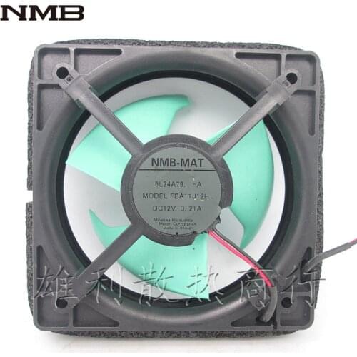 Original For NMB FBA11J12H-A 2-wire 12V 0.21A BL24A79-A refrigerator waterpoof cooling fan