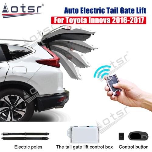 Smart Auto Electric Tail Gate Lift for Toyota INNOVA 2016-2017 Remote Control Drive Seat Button Control Set Height Avoid Pinch