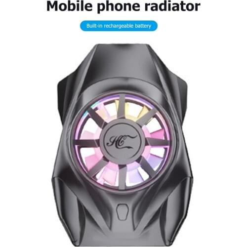 Universal Mobile Phone Radiator Rechargeable Phone Cooling Fan Mute Radiator Smartphone Gaming Cooler Heat Sink Controller