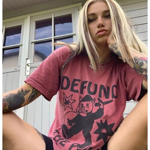 Women T Shirt Strawberry Cartoon Printed tshirts Short Sleeve Summer Tops Cotton Clothes