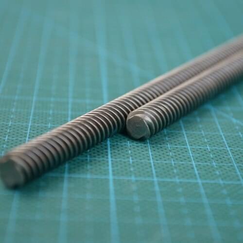 2pcs 304 Stainless steel 8mm Lead Screw 300mm/400mm/490mm length For DIY prusa 3d printer