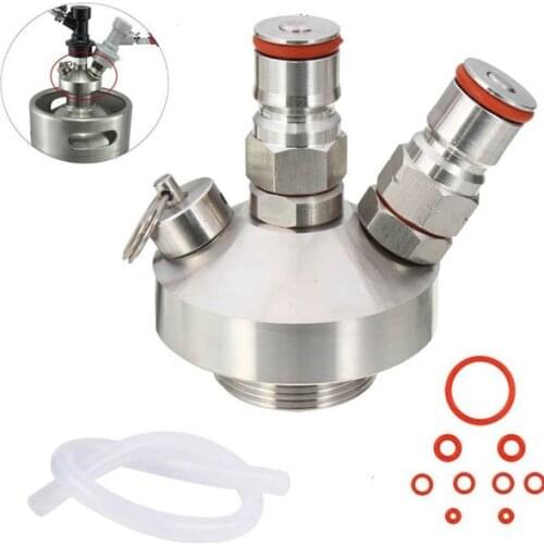 304 Stainless Steel Ball Lock Mini Beers Keg Wines Tap Dispenser for 3.6L/5L/10L Homebrew Beers Tool Wine Tap Dispenser