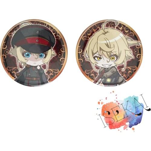 Saga of Tanya the Evil Anime Tanya Von Degurechaff Cute Badge Brooch Pins