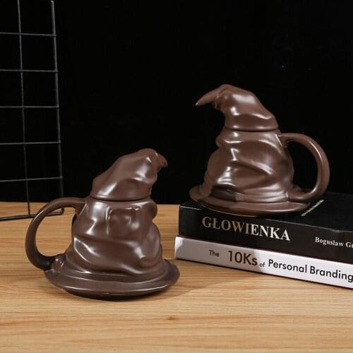 Hat Design Mug Cup With Lid