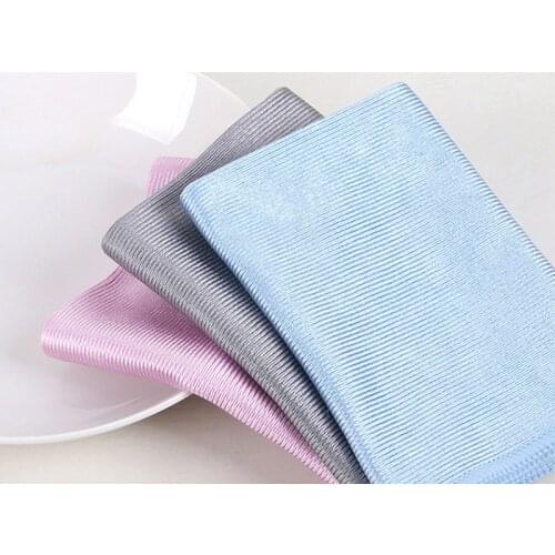 Kitchen Towel Cleaning Cloth For Window Glass Car Floor Rags Bowl Dish Ceramic Tile Wipe Duster Home Microfiber Cleaning Tool