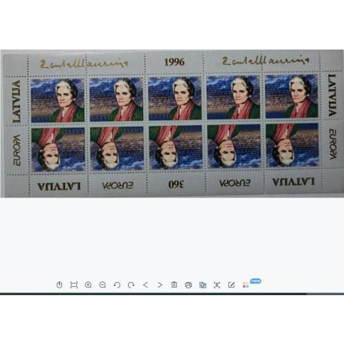 People stamp sheetlet 1897-1978， souvenir sheet Post Stamps Postage(tear ticket)