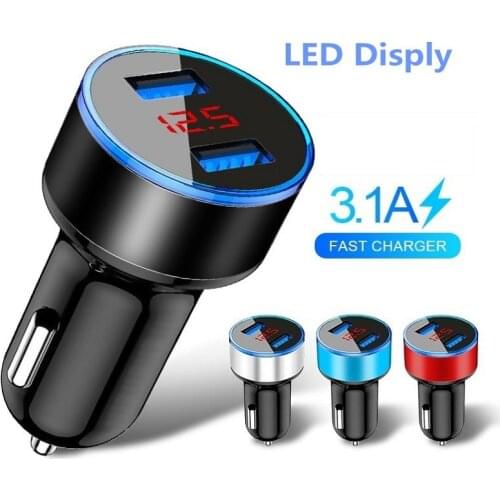 Multifunctional Car Charger with 3 in 1 Data Cable for Apple Type-c Android Free stretch Fast Charging 18W 2A Car Charger