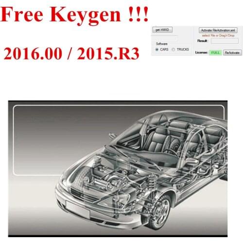 2019 Newest vd ds150e cdp 2016.00 software keygen as gift for delphis support 2016 years model cars trucks