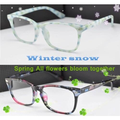 Eye glasses frames Winter aftertaste spring greetings Retro fashion Big eyeglasses frames men women decorations optical glasses