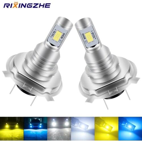 RXZ LED CSP Mini H7 LEDH4 led Lamps For Cars Headlight Bulbs H8 H11 Fog Light HB3 9005 HB4 Ice Blue 8000K 3000K Auto 12V