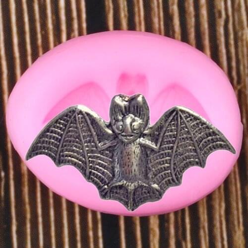 Halloween Bat Silicone Molds DIY Party Cake Decorating Tools Cupcake Baking Fondant Chocolate Moulds Candy Polymer Clay Mould