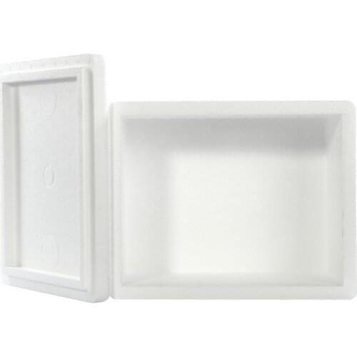 Modern Molded Fiber Market Styrofoam Foam Box 26.6x16.2x15.5 cm 1 kg - 1 Pcs D-2