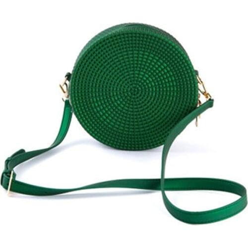 NEW crossbody round bags for women 2019 Summer candy colored luxury bags PVC Silicone jelly shoulder Messenger Bags Chains girls