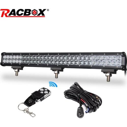 RACBOX 28 inch LED Work Light Bar 180W Spot Flood Beam for Truck Tractor Trailer ATV UTV 4X4 SUV Boat 4WD 12V 24V LED Bar Light