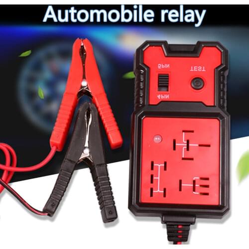 12V Electronic Automotive Relay Tester Universal Cars Battery Checker LED Indicator Light Voltage Tester Relays Test Tool