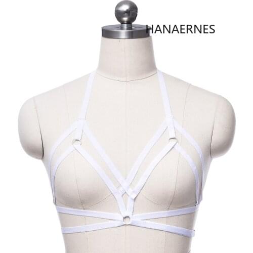 Body Harness Crop Top Open Bra Sexy Cage Bra Fetish Wear Harness Bondage Lingerie Gothic Body Special Erotic Bodys Harness Bra