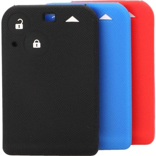 Kutery 2BTN Smart Remote Coloful Silicone Rubber Car Key Cover Case For Renault Laguna Espace Protection Replacement