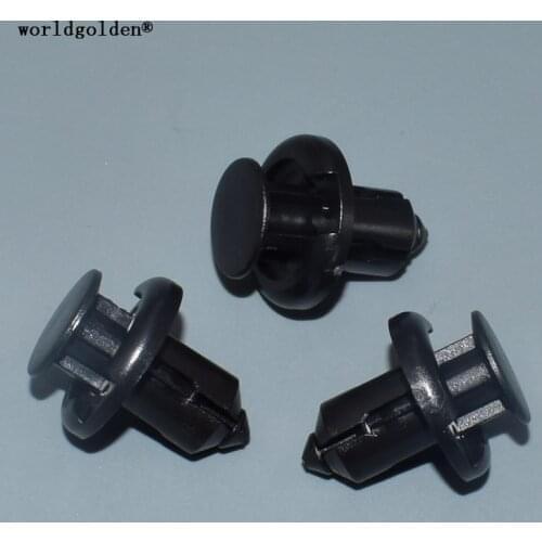 Worldgolden 100pcs auto fasteners Front Bumper Push-Type Retainer for Honda Acura#91503-SZ3-003 91503-SZ5-003