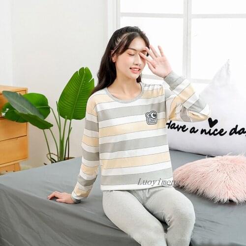 New Big Boys Girls Clothes Pajamas Sets Cotton Pyjamas Kids Sleepwear Underwear Teenager Long-sleeve Pijamas Christmas Clothes