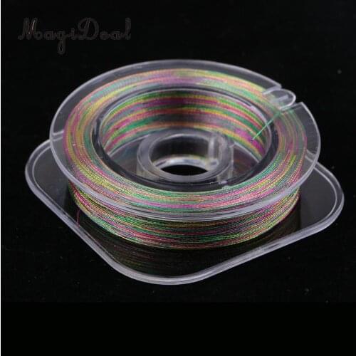 1 Roll Crystal Flash Fly Tying Material Fly Tying Thread Fishing Lure Tying Making DIY Tool 50 m
