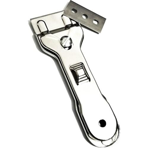 1Pc Quality Glass Ceramic Hob Scraper Cleaner Tool with Blade and 1pc Spare BladesFor Cleaning Oven Cooker