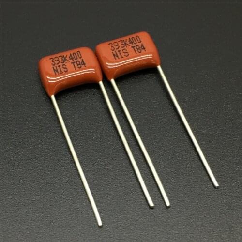 10Pcs/100Pcs Japan NISSEI CBB capacitor MMX 400V 393 K 10% 0.039uF 39nF Pitch=7.5mm Metallized polyester film capacitor
