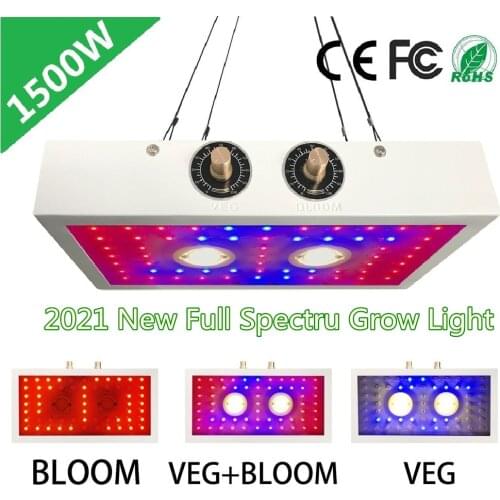 1500W COB Plant Grow Lamps, LED Grow Lights Full Spectrum Plant Growth Lamp for Indolings Full Spectrum Contains 44 Green Beads