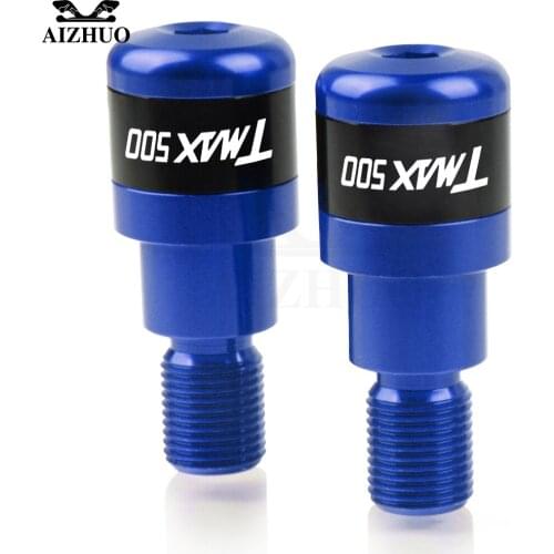 CNC Motorcycle Accessories Handlebar Handle Grips End Hand Bar End Cap For YAMAHA TMAX500 T MAX T-MAX 500 2001-2017 2016 2015