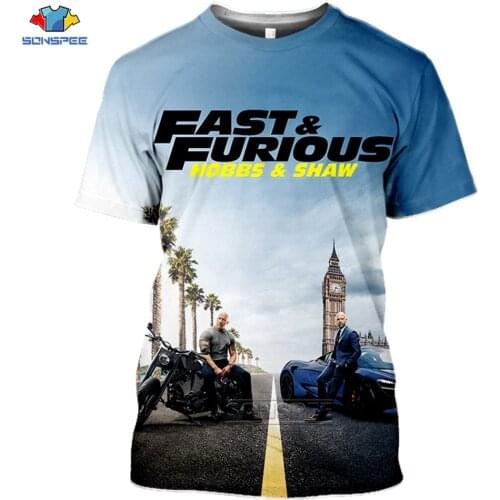 Furious 7 Fashion T Shirt Men Paul Walker Fast & Furious Women Men O-Neck T-Shirt 3d Print Summer Casual Short Sleeve Tshirt H62