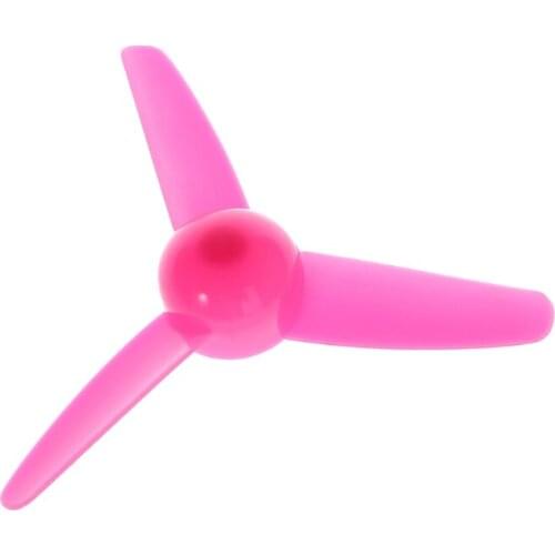 HX5D 1PC Wind Power Toy Three Blade Plastic Propeller Accessories Shaft Diameter 2mm