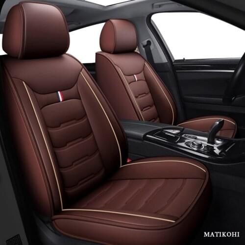 MATIKOHI leather car seat cover For opel vectra b c lada vesta renault megane 2 3 fiat bravo car styling auto accessories