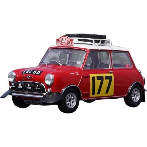 1/18 Alloy Die-casting Simulation Car Model Bmw Mini Bean Cooper 177 Adult Collection Childrens Toy Gift Family Display