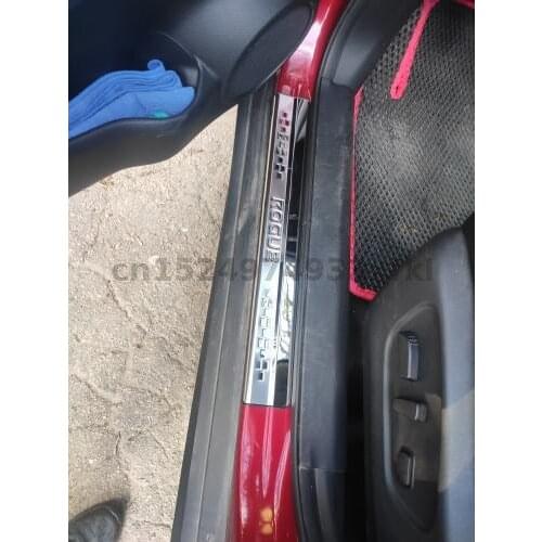 For Nissan Rogue X-Trail T32 2014- 2020 stainless steel Instaplijsten Auto Styling Pedaal Scuff Cover protector Sticker